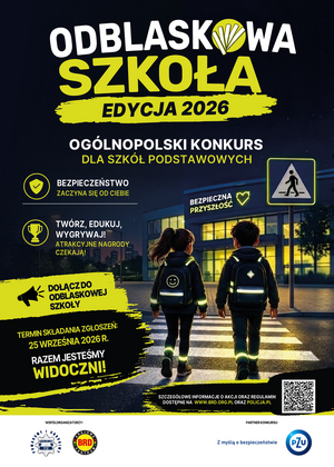 Plakat Odblaskowej Szkoły